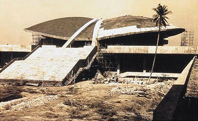 Pembangunan Komplek Parlemen Jakarta. Sumber foto : MPR RI