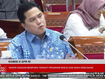 Menteri Pemuda dan Olahraga, Erick Thohir