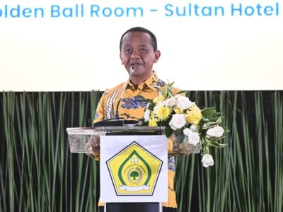 Ketua Umum DPP Partai Golkar, Bahlil Lahadalia, dalam acara Muktamar ke-IX Pengajian Al Hidayah di Jakarta pada Senin-Rabu (20-22/10/2025)