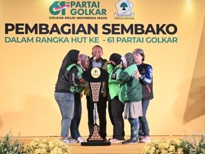 Bahlil Lahadalia di acara Partai Golkar di DPP Partai Golkar Slipi, Jakarta, Rabu (22/10/2025)