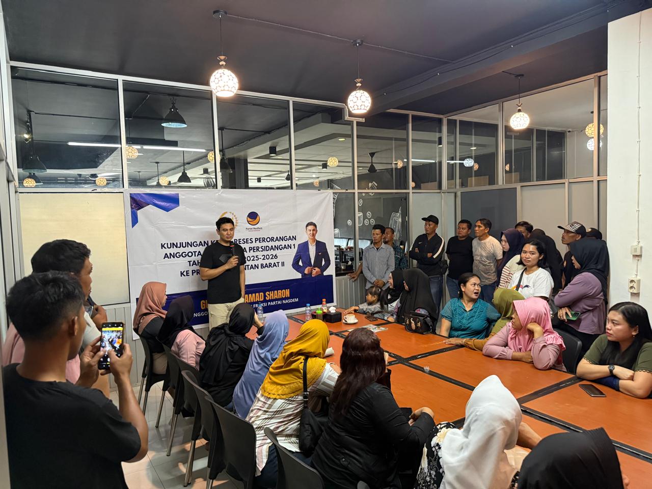 Kegiatan Reses Anggota DPR RI Fraksi Partai Nasdem, Ghulam Mohamad Sharon