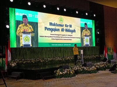 Sekjen Partai Golkar, M.Sarmuji, dalam penutupan Muktamar IX Pengajian Al Hidayah yang digekar di Hotel Sultan Jakarta pada 20-22 Oktober 2025