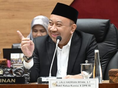 Lalu Hadrian Irfani, Wakil Ketua Komisi X DPR RI