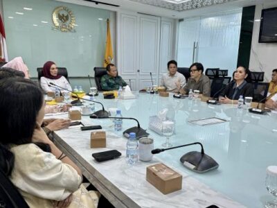 Audiensi Vibrasi Suara Indonesia ke Fraksi Partai Golkar, pada Senin (03/11)