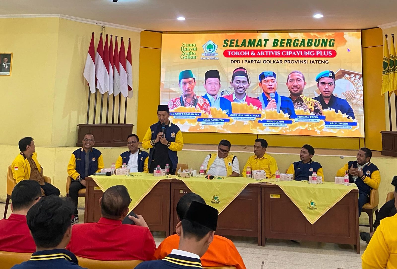 Muhammad Arief Rosyid Hasan, saat roadshow to Java dan diterima di DPD I Partai Golkar Jawa Tengah di Semarang pada Minggu, (03/08/2025)